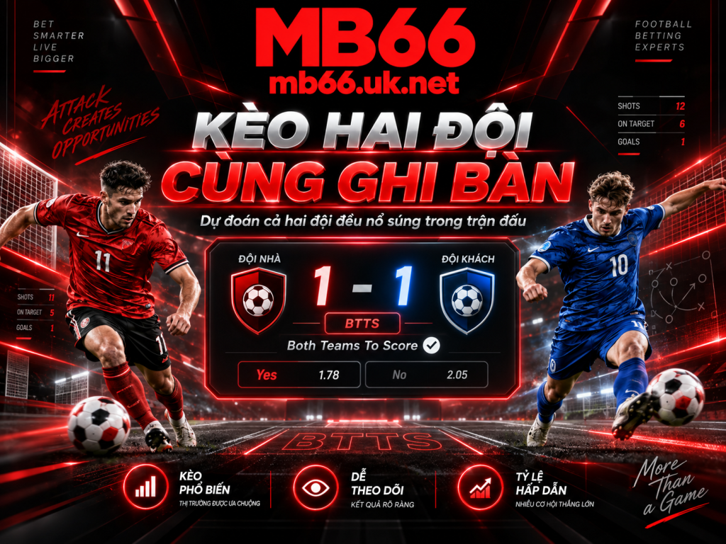 Chi tiết về Kèo Hai Đội Cùng Ghi Bàn tại MB66
